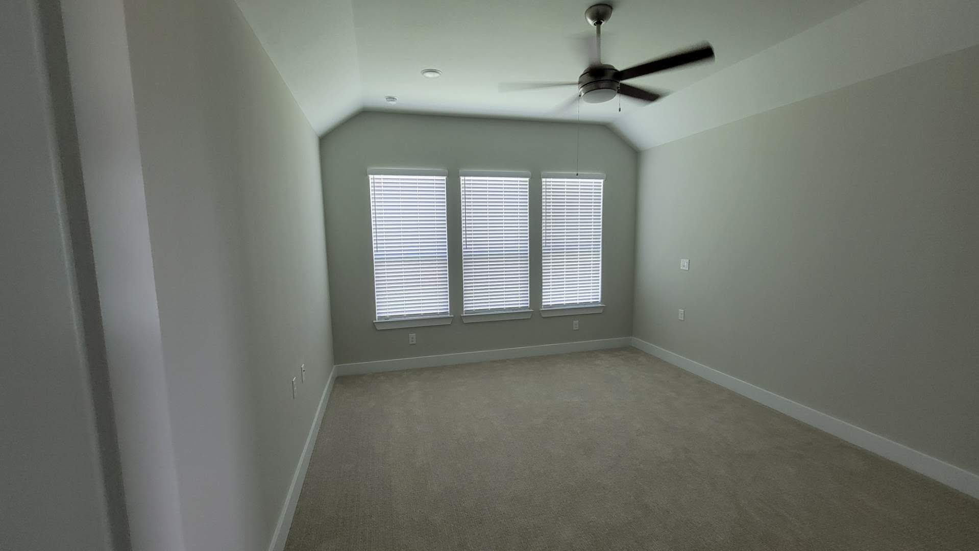 Residential Faux Wood Blinds Install in Richmond TX